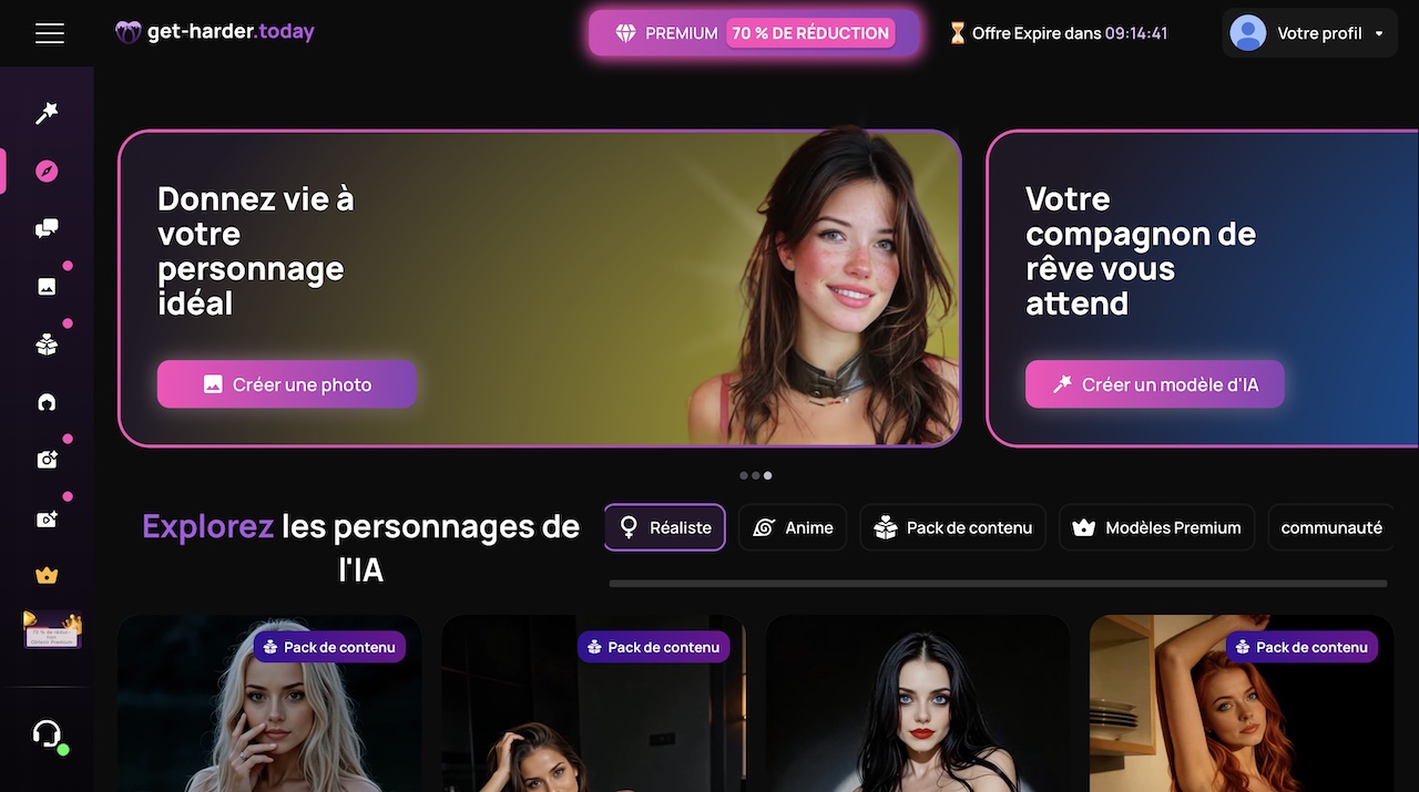 avis sur la plateforme get harder ai