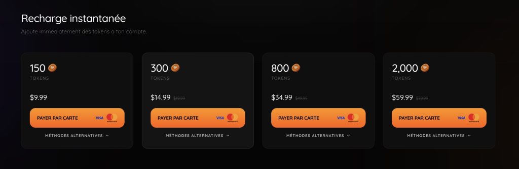 prix tokens mylovely ai prix tokens mylovely ai