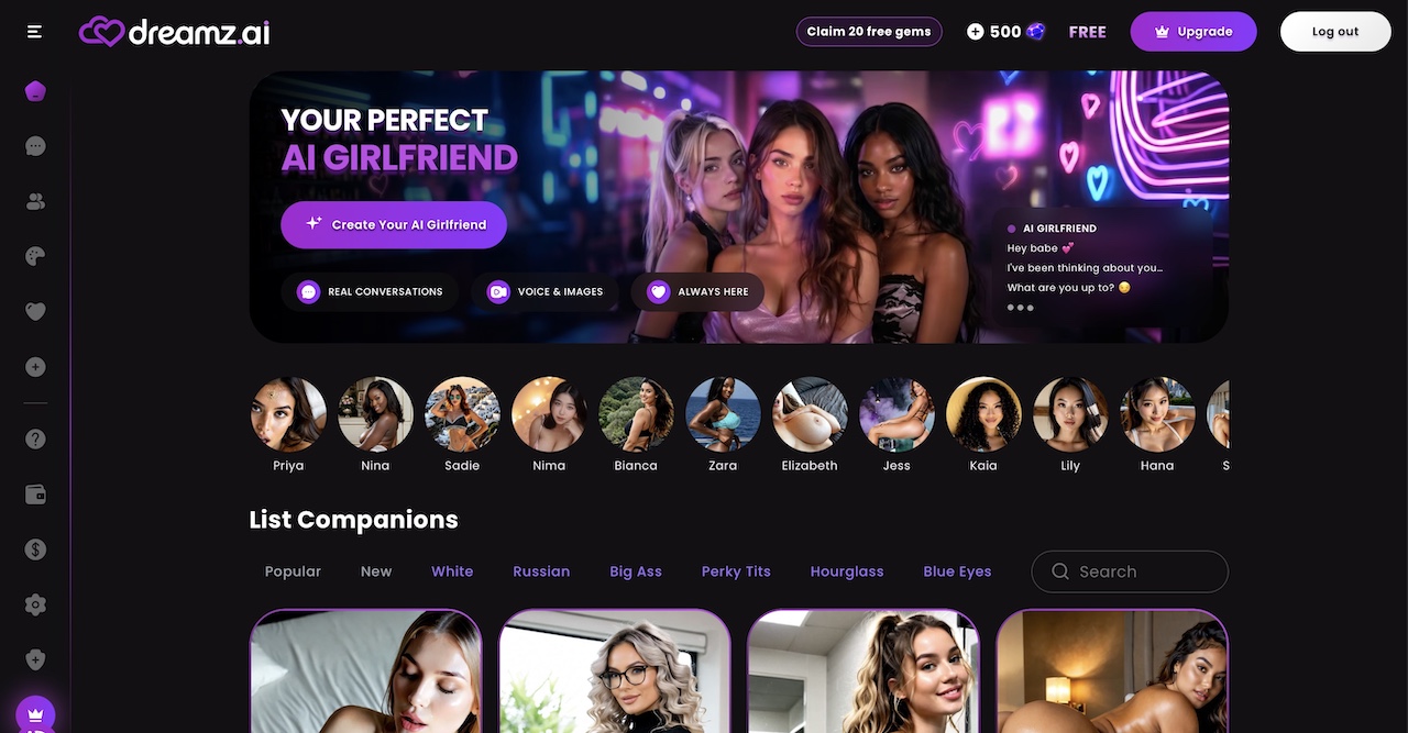 presentation et test de dreamz ai