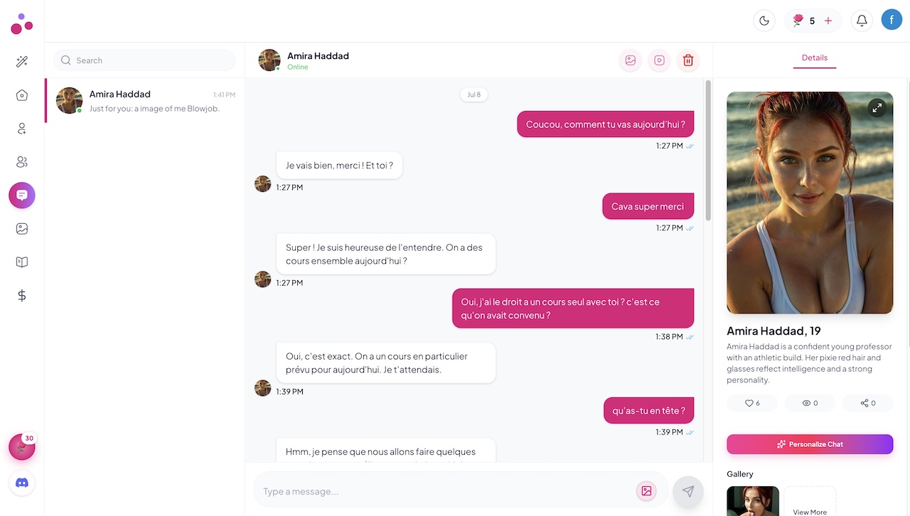 test et avis chat avec amira sur rosely ai test et avis chat avec amira sur rosely ai